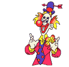 circo, paliaccio, fiori, numero, comparsa, magistrale, atto, magia, manica, asso