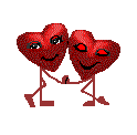 amore, diretto, due, cuori, cuoricini, trapianto, animati, manine, braccine, contatto, affetto