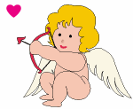 angelo, dio, dei, frecca, segno, scoccare, fiamma, scintilla, cuori, doppio