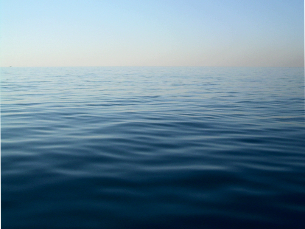 Mare blu, onde, acqua, relax