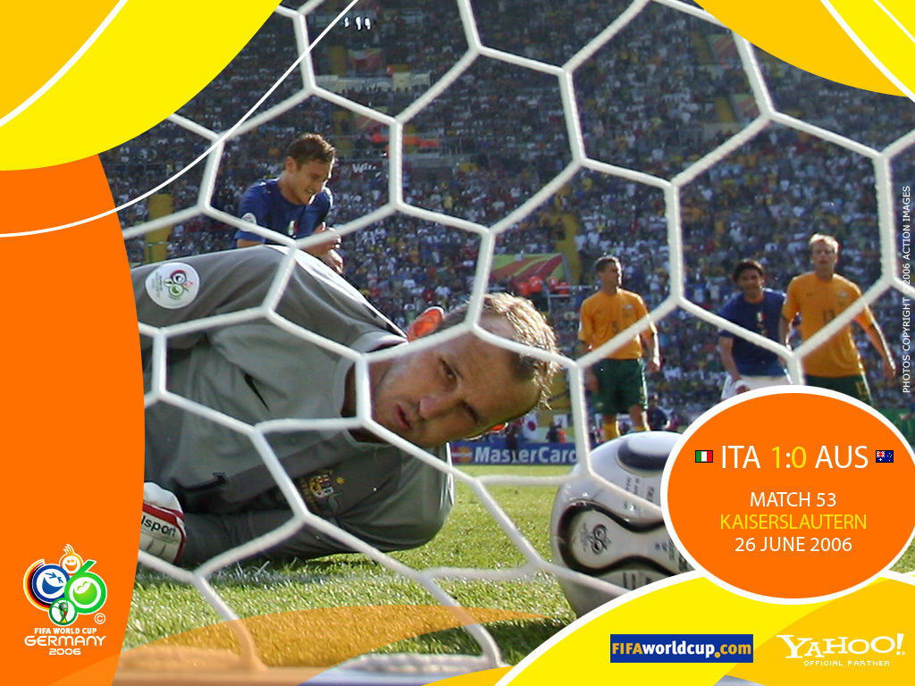 Germania 2006, Italia, Australia, rigore, Totti, Francesco
