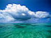 immagini di cieli e mare, uno solo, orizzonte uniti, azzurro, nuvole, sfondi azzurri