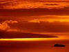 tramonto, mare, sole, incanto 